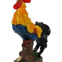 Садовая фигура из полистоуна &laquo;Петух&raquo;, 26&times;12&times;40 см