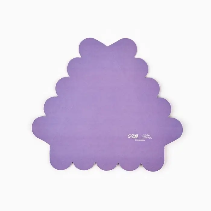 Коробка для кондитерских изделий с пластиковой крышкой «Гортензия», 18 х 3 см