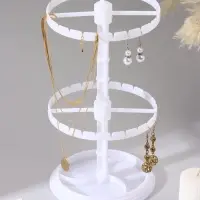 Подставка для украшений &laquo;QF. Карусель&raquo;, универсальная, 16&times;16&times;28 см, белая