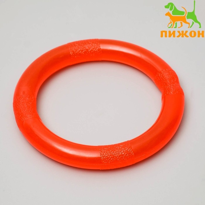Игрушка Игрушка "Кольцо" большое, 14 см, каучук, красная