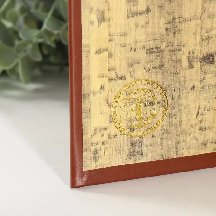 Шкатулка - книга &laquo;Семейный бюджет&raquo;, дерево, искусственная кожа, тиснение, 21&times;13&times;5 см