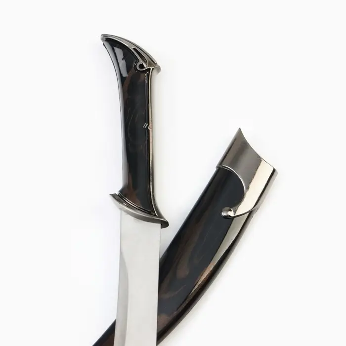 Макет оружия &laquo;Сувенирный нож. Узор&raquo;, чёрный в чехле, пластик, 28 см