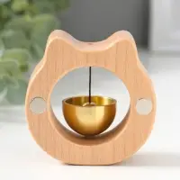 Колокол магнитный бук "Кошка" 2,9х7,5х7 см
