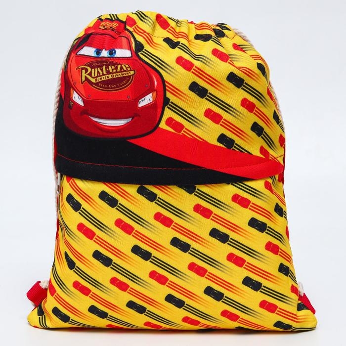 Мешок для обуви с карманом, 35х42 см, Тачки Мешок для обуви с карманом, 35х42 см, Тачки