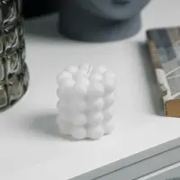 Светодиодная фигура &laquo;Свеча шарики&raquo; 5&times;5 см, от батареек AG13&times;3, свечение тёплое белое