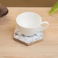 Подставка под горячее &laquo;Синие птицы&raquo;, набор 4 шт., 15&times;13&times;5 см, дерево манго