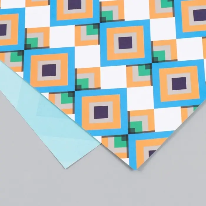 Бумага для скрапбукинга двусторонняя "Ромбы" плотность 180 гр 30,5х32 см