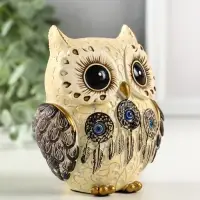 Фигурка полистоун &laquo;Совушка с ловцами снов&raquo;, 9&times;6.3&times;10.5 см