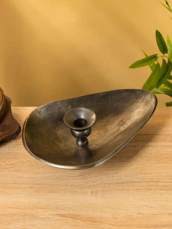 Подсвечник  Подсвечник "Средневековье" алюминий 25,5х18х7,5 см