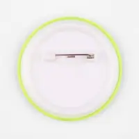 Светоотражающий значок &laquo;Всем мир&raquo;, d=5.8 см, жёлтый