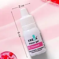Краситель пищевой Kreda Bio Prime-gel, водорастворимый розовый, 10 мл