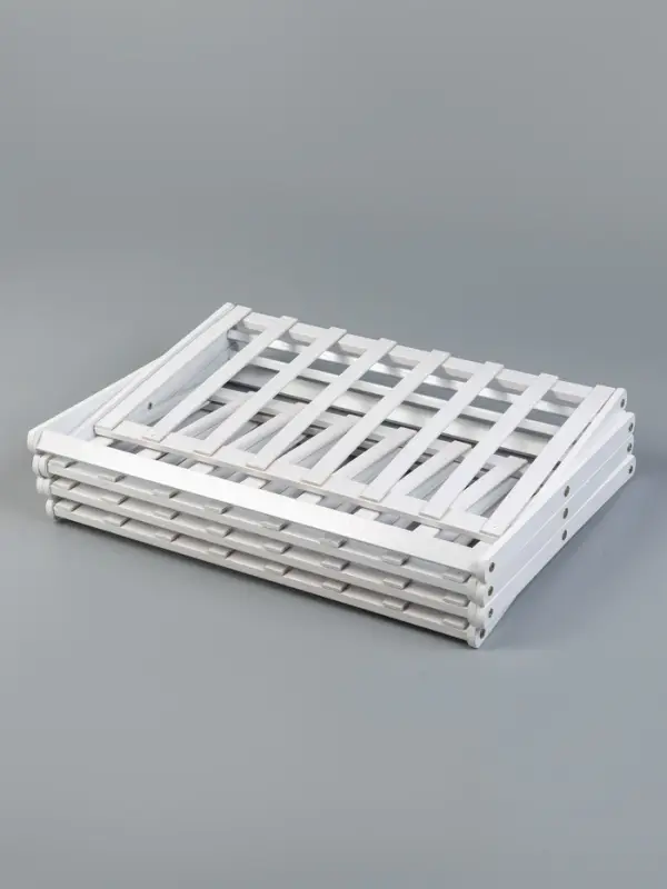 Стеллаж универсальный, 4 полки, 50&times;25&times;68 см, напольный, открытый, белый, Greengo