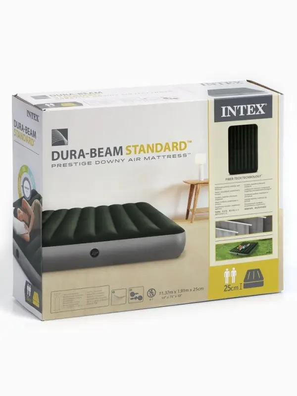 Матрас надувной DURA-BEAM FULL, 137&times;191&times;25 см, 64108 INTEX