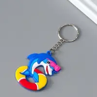 Брелок для ключей на кольце &laquo;Подводный мир&raquo;, резина, 4.5&times;5.5 см, МИКС