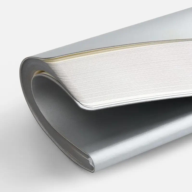 Блокнот Flex Shall ver.2, серебристый Блокнот Flex Shall ver.2, серебристый