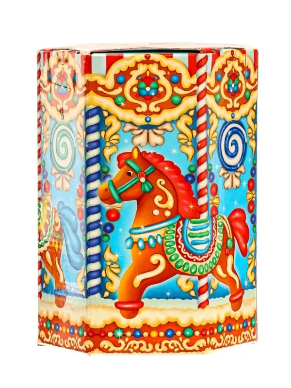 Подарок в картонной упаковке ПРЯНИЧНАЯ КАРУСЕЛЬ 1000 гр