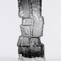 Ваза для цветов &laquo;Гоэтано&raquo;, 30&times;13 см, стекло, чёрная