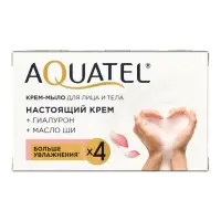 Крем-мыло для рук твердое Aquatel &laquo;Лепестки лотоса&raquo;, 90 г