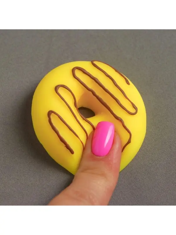 Антистресс игрушка - мялка «Пончик», МИКС Антистресс игрушка - мялка «Пончик», МИКС