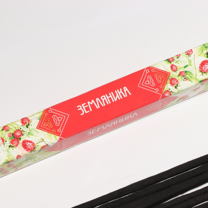 Благовония Благовония "Дыхание природы Земляника", 8 палочек