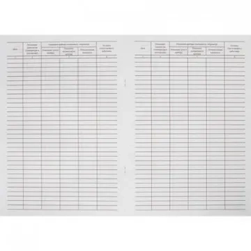 Журнал контроля и учета работы темпер. режима в помещении