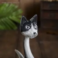 Сувенир дерево "Котик с длинной шеей" 7,5х5,5х18 см