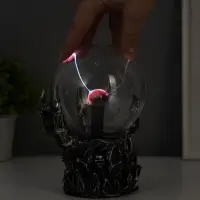 Плазменный шар - светильник RISALUX &laquo;Рука из подземелья&raquo;, полистоун, 20&times;17&times;11 см