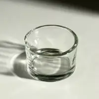 Стеклянный подсвечник на 1 свечу &laquo;Круглый&raquo;, прозрачный, 3.2&times;5&times;5 см