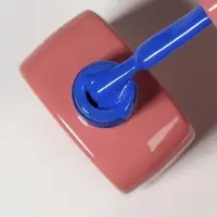 Гель лак для ногтей, однотонный, трехфазный, 10 мл, LED/UV, синий (258)