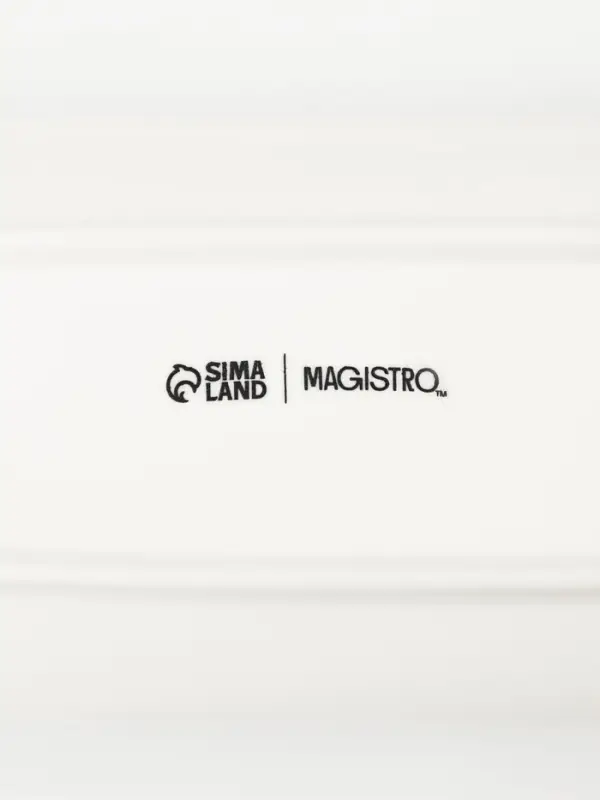 Блюдо Magistro &laquo;Бланш&raquo;, 36&times;9&times;5 см, фарфор, белое