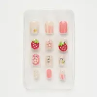 Детские накладные ногти &laquo;Капибара&raquo;, 12 шт.