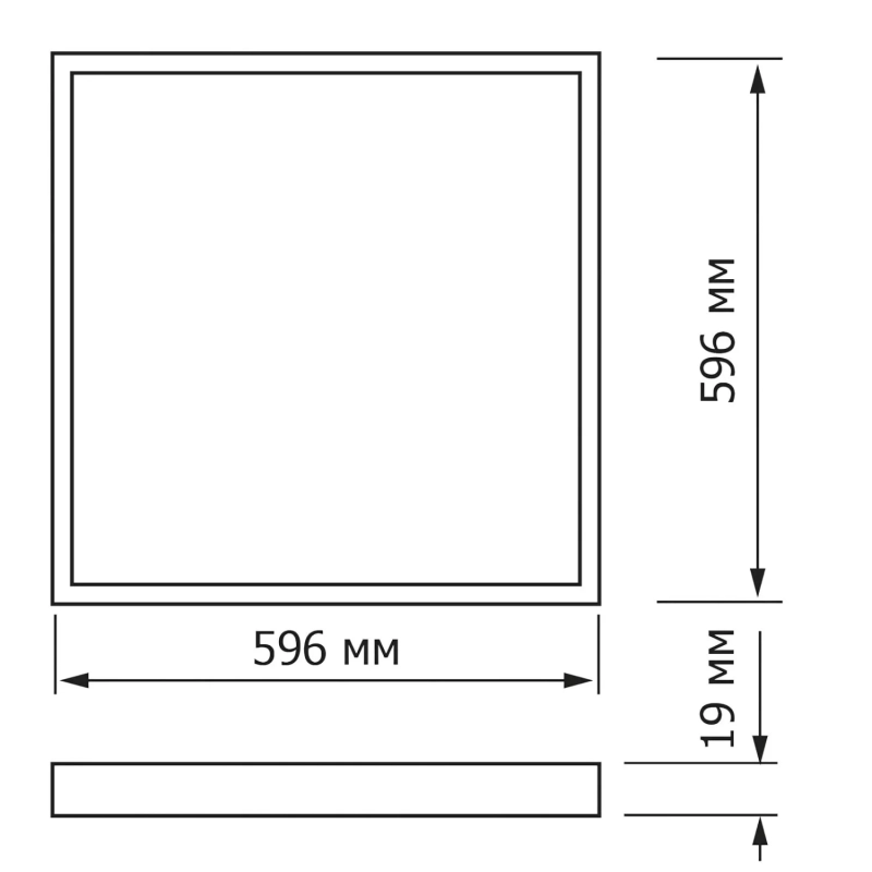 Светильник светодиодный Topfort ДПО 10-4х8-002 УХЛ4, 6500К призма
