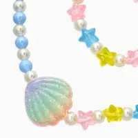 Набор детский "Выбражулька" 2 пред-а: бусы, браслет, ракушка, цветной