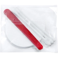 Набор косметический (2 диска, 3  палочки,пилочка) в пэ, 300шт