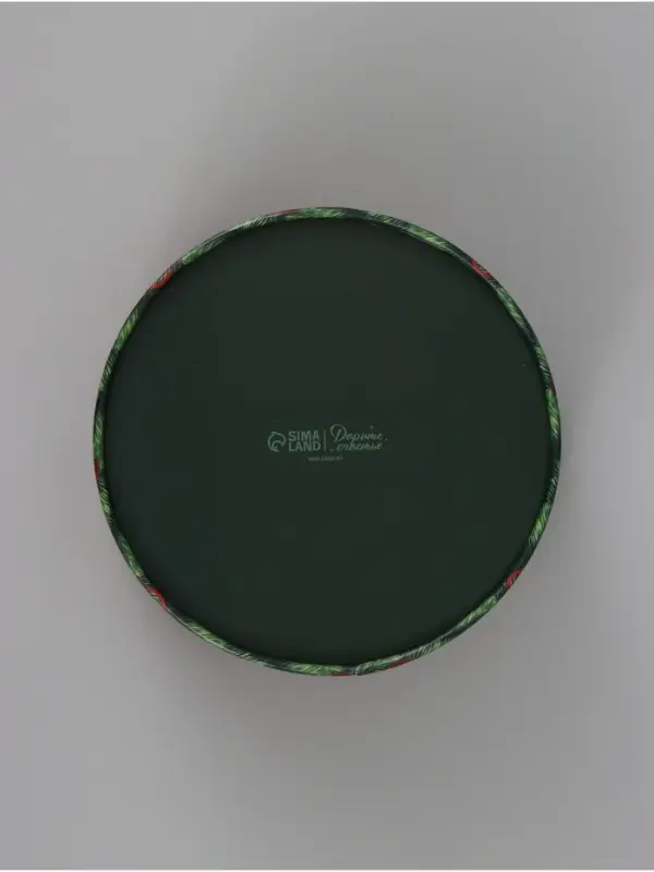 Коробка подарочная для макарун, с окном &laquo;Новогоднее настроение&raquo;, 16&times;16&times;5