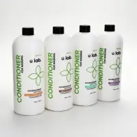 Кондиционер для белья, аромат персик и белый мускус, 1000 мл, ULAB