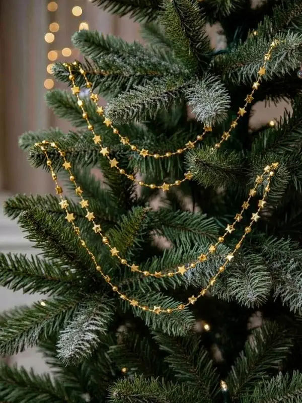 Бусы на ёлку &laquo;Звёзды&raquo;, длина 2.7 м, МИКС