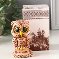 Фигура "Сова" 10х7х6,5 см Фигура "Сова" 10х7х6,5 см