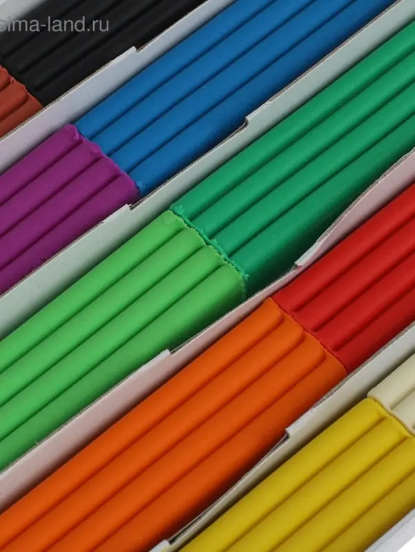 Пластилин плавающий 10 цветов &laquo;Кроха&raquo;