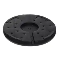 Стойка ограждения серебряная, с вытяжной лентой-470 см черная, высота-90см, d-11см, напольный d-35см