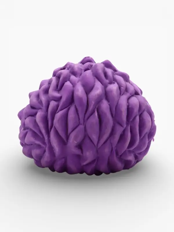 Пищащая игрушка для собак &laquo;Монстр&raquo;, 7&times;5.5 см, латекс, фиолетовая