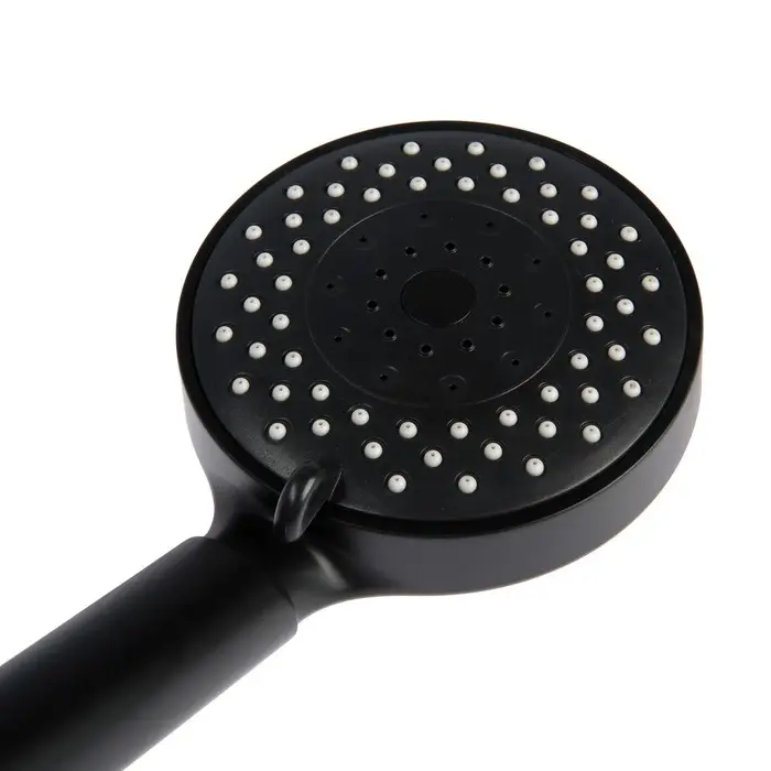 Лейка для душа ZEIN Z3212, 3 режима, средняя, пластик, чёрная