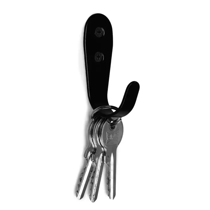 Крючок мебельный ТУНДРА TKO016, однорожковый, черный, 10 шт. Крючок мебельный ТУНДРА TKO016, однорожковый, черный, 10 шт.