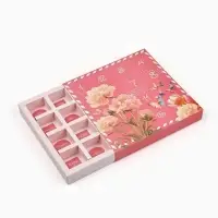 Коробка-адвент под 16 конфет, &laquo;Цветочная почта&raquo;, 19&times;19&times;2.5 см, кондитерская упаковка