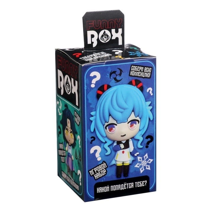 Игрушка - сюрприз Funny box «Аниме»: детский брелок, наклейки, карточка, цвет МИКС