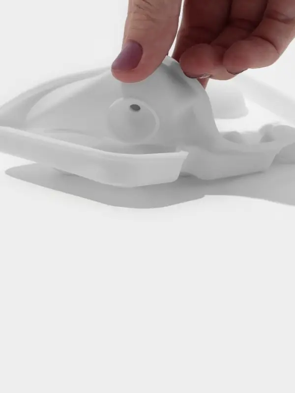 Форма для муссовых десертов и выпечки из 2 частей Доляна &laquo;Шарики&raquo;, силикон, 13&times;8.5&times;3 см, 7 ячеек (d=1-3.5 см), белая