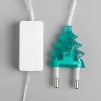 Гирлянда &laquo;Нить&raquo; 5 м с насадками &laquo;Мини фонарик&raquo;, IP20, прозрачная нить, 20 LED, свечение мульти (RG/RB), мигание, 220 В