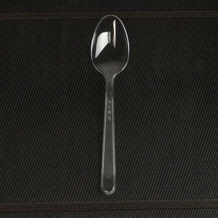 Ложка пластиковая одноразовая Не ЗАБЫЛИ! «Премиум», 18 см, прозрачная, набор 6 шт./уп.