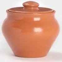 Горшочек под жаркое с крышкой Вятская керамика &laquo;Терракота&raquo;, 700 мл, оранжевый