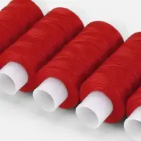 Набор ниток 40ЛШ, 200 м, 5 шт., цвет красный